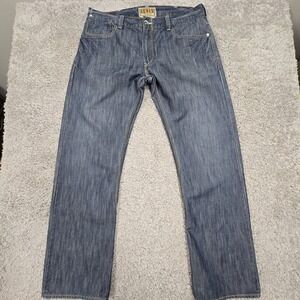 Levi's Men 514 Slim Straight Jeans Blue Medium Wash Denim 38x34 Y2K‎